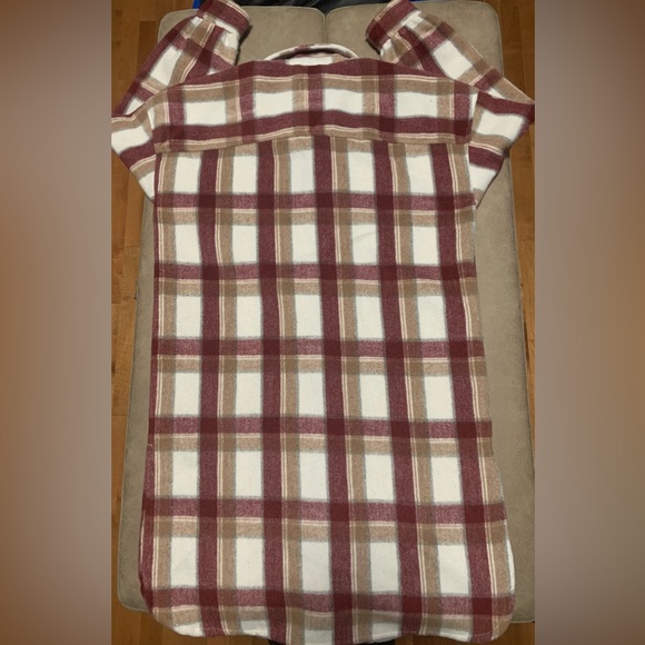 Flannel Long Shacket - Picture 3 of 5